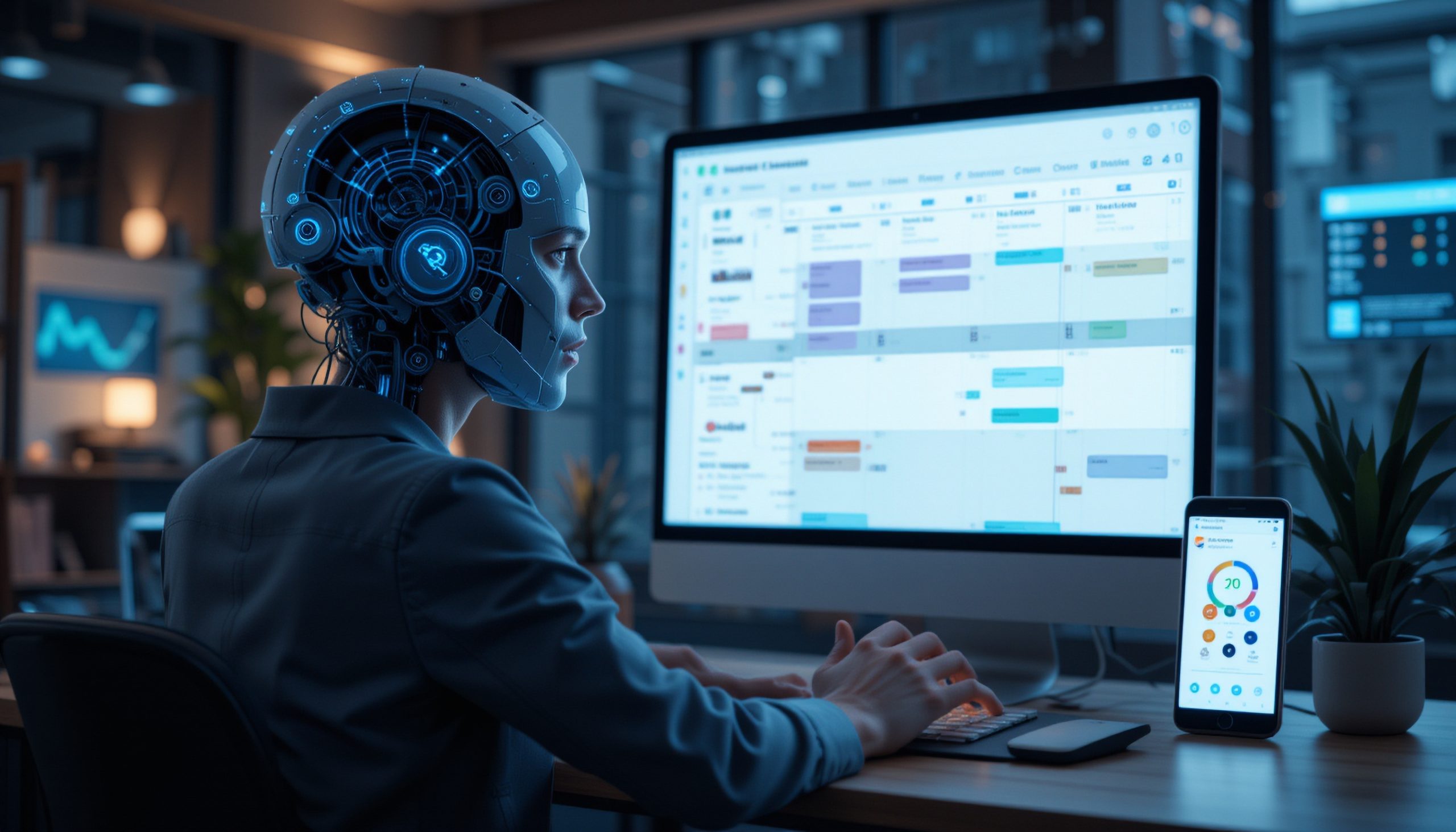 IA trabalhando em CRM Inteligente para dobrar vendas